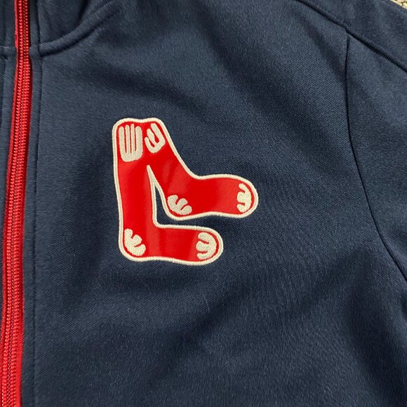 Nike Cooperstown Collection Boston Red Sox Jacket Men's Large Track Socks - Picture 6 of 11